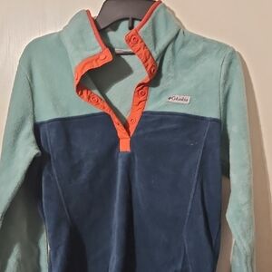 Columbia Two-Tone Fleece with Orange Trim